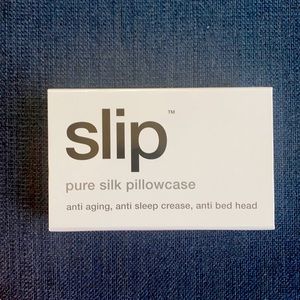 New Slip Silk Pillowcase - standard/queen white